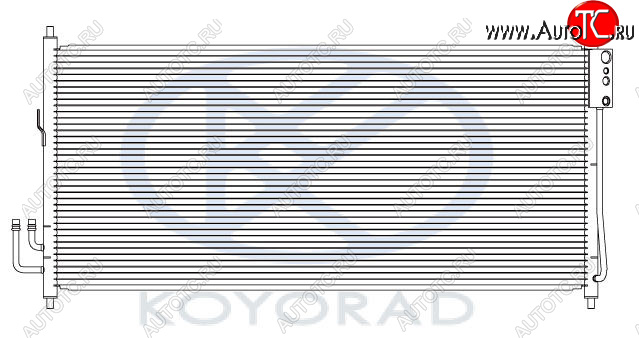 10 899 р. TEANA КОНДЕНСАТОР КОНДИЦ (KOYO) KOYORAD nnten04-930  с доставкой в г. Кемерово