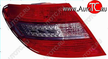 7 249 р. Левый фонарь (диодный) DEPO Mercedes-Benz C-Class W204 дорестайлинг седан (2007-2011)  с доставкой в г. Кемерово