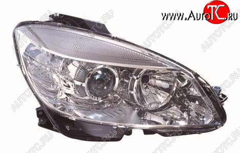 15 299 р. Правая фара (c электрокорректором) DEPO Mercedes-Benz C-Class W204 дорестайлинг седан (2007-2011)  с доставкой в г. Кемерово