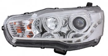 30 599 р. LANCER ФАРА Л+П (КОМПЛЕКТ) ТЮНИНГ ЛИНЗОВАН (DEVIL EYES) С СВЕТЯЩ ОБОДК БЕЗ КОРРЕКТОР (EAGLE EYES) ВНУТРИ ХРОМ EAGLE EYES mblan07-002h-n  с доставкой в г. Кемерово. Увеличить фотографию 1