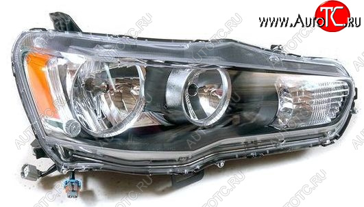 8 899 р. Правая фара (под корректор) DEPO  Mitsubishi Lancer  10 CY (2007-2010) седан дорестайлинг  с доставкой в г. Кемерово