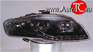 37 649 р. AUDI A4 ФАРА Л+П (КОМПЛЕКТ) ТЮНИНГ (DEVIL EYES) (SONAR) ЛИНЗОВАН С РЕГ.МОТОР ВНУТРИ ЧЕРН SONAR ai0a405-003b-n  с доставкой в г. Кемерово
