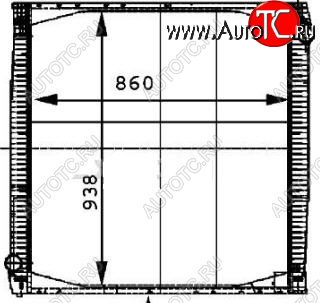 13 599 р. SCANIA 114 (860 x 920 x 40 mm) РАДИАТОР ОХЛАЖДЕН (см.каталог) BODYPARTS sc11496-911  с доставкой в г. Кемерово