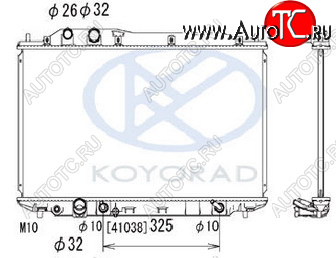 7 999 р. CIVIC {375x695 мм} РАДИАТОР ОХЛАЖДЕН (СЕДАН) (ХЭТЧБЭК) AT (KOYO) KOYORAD hdcvc06-912  с доставкой в г. Кемерово