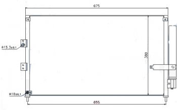 CIVIC КОНДЕНСАТОР КОНДИЦ (СЕДАН) (ХЭТЧБЭК) BODYPARTS hdcvc06-936