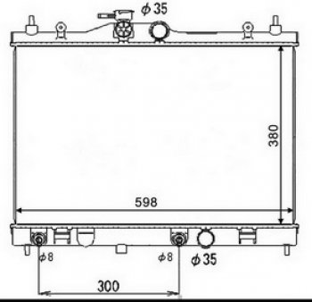 6 599 р. TIIDA (AD Ban 06-Wingroad 05-Latio 04-Bluebird 05-) РАДИАТОР ОХЛАЖДЕН AT BODYPARTS nntii05-910  с доставкой в г. Кемерово. Увеличить фотографию 1