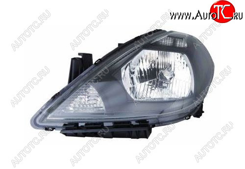 6 599 р. Левая фара (под корректор) DEPO Nissan Tiida 1 хэтчбэк C11 дорестайлинг, Япония (2004-2007)  с доставкой в г. Кемерово