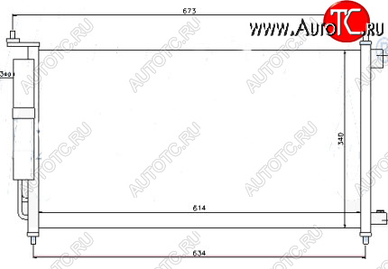3 999 р. MICRA (NOTE 06- TIIDA 07-JUKE 11-SENTRA 14-) КОНДЕНСАТОР КОНДИЦ С ОСУШИТ. (см.каталог) BODYPARTS nnmic03-931  с доставкой в г. Кемерово
