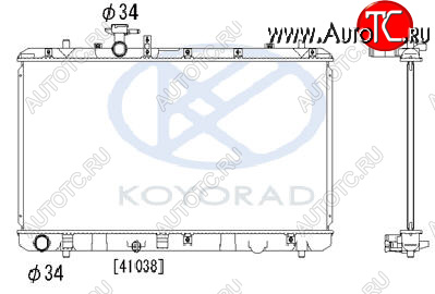 13 399 р. SX-4 РАДИАТОР ОХЛАЖДЕН 1.5 1.6 MT (KOYO) KOYORAD szsx406-910  с доставкой в г. Кемерово