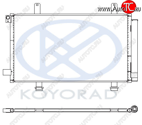 10 249 р. SX-4 КОНДЕНСАТОР КОНДИЦ (см.каталог) KOYORAD szsx406-932  с доставкой в г. Кемерово