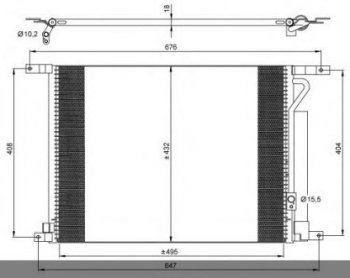 AVEO КОНДЕНСАТОР КОНДИЦ (см.каталог) (СЕДАН) (ХЭТЧБЭК) BODYPARTS cvave08-931