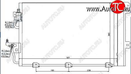 4 549 р. ASTRA (+ ZAFIRA 05-) КОНДЕНСАТОР КОНДИЦ (см.каталог) BODYPARTS opast04-931  с доставкой в г. Кемерово