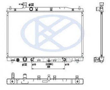CR-V РАДИАТОР ОХЛАЖДЕН AT (KOYO) KOYORAD hdcrv07-910