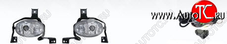 3 799 р. CR-V ФАРА ПРОТИВОТУМ Л+П (КОМПЛЕКТ) С ПРОВОДК , КНОПКОЙ DLAA hdcrv10-072-n  с доставкой в г. Кемерово
