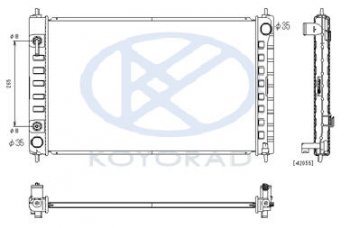 14 849 р. TEANA {13-} РАДИАТОР ОХЛАЖДЕН 2.5 , 3.5 AT (KOYO) KOYORAD nnten08-910  с доставкой в г. Кемерово. Увеличить фотографию 1