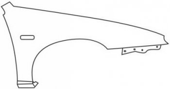 323F КРЫЛО ПЕРЕДН ПРАВ (5 дв) (Тайвань) BODYPARTS mz32f90-270-r