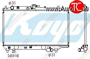 6 399 р. 323F РАДИАТОР ОХЛАЖДЕН MT 1.6 1.8 (5 дв) (KOYO) KOYORAD mz32f90-911  с доставкой в г. Кемерово