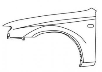 Левое крыло TYG Mazda 323/Familia  седан (2000-2004) BJ рестайлинг