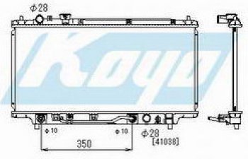 323 РАДИАТОР ОХЛАЖДЕН AT 1.3 1.5 1.6 1.8 (1 ряд) BODYPARTS mz32394-912
