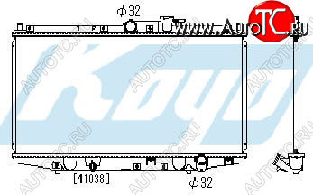 10 599 р. ACCORD (СDPRELUDE 97-) РАДИАТОР ОХЛАЖДЕН MT 2.2 (1 ряд) АЛЮМИН BODYPARTS hdacr94-912a  с доставкой в г. Кемерово