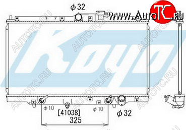4 999 р. ACCORD {CDPRELUDE 97-} РАДИАТОР ОХЛАЖДЕН AT 2 2.2 (KOYO) KOYORAD hdacr94-911  с доставкой в г. Кемерово