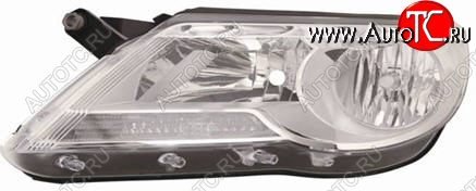 9 899 р. Левая фара (c электрокорректором) DEPO Volkswagen Tiguan NF дорестайлинг (2006-2011)  с доставкой в г. Кемерово
