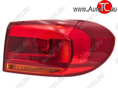 5 599 р. Правый фонарь DEPO Volkswagen Tiguan NF рестайлинг (2011-2017)  с доставкой в г. Кемерово