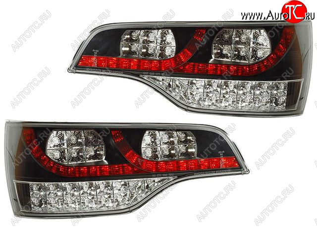 38 999 р. AUDI Q7 ФОНАРЬ ЗАДН ВНЕШН Л+П (КОМПЛЕКТ) ТЮНИНГ С ДИОД ПРОЗРАЧ (SONAR) ВНУТРИ ЧЕРН-ХРОМ SONAR ai0q706-740bh-n  с доставкой в г. Кемерово