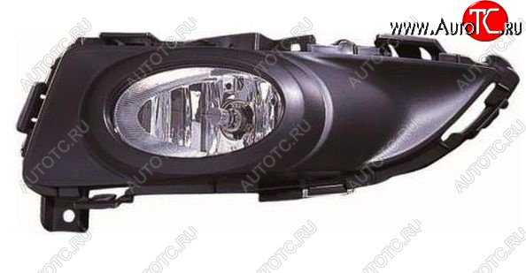 3 299 р. Противотуманная фара левая DEPO  Mazda 3/Axela  BK (2003-2006) дорестайлинг седан (с рамкой)  с доставкой в г. Кемерово