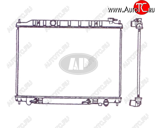 19 649 р. 3 (+ FD FOCUS 05-  C-MAX 03- VV S40 04-) РАДИАТОР ОХЛАЖДЕН 1.3 1.6 2 BODYPARTS mzx0304-910  с доставкой в г. Кемерово