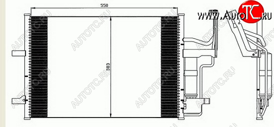 4 299 р. 3 КОНДЕНСАТОР КОНДИЦ BODYPARTS mzx0304-930  с доставкой в г. Кемерово