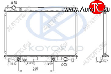 7 199 р. DEMIO {Mazda 2 02-06Verisa 02-} РАДИАТОР ОХЛАЖДЕН AT (KOYO) KOYORAD mzdem02-910  с доставкой в г. Кемерово