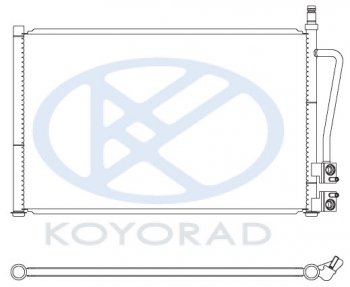FUSION {FIESTA 02-MAZDA 2 03-} КОНДЕНСАТОР КОНДИЦ (KOYO) KOYORAD fdfus02-931