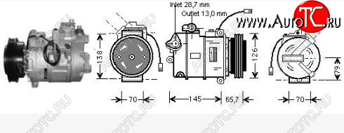 16 899 р. AUDI A4 {A6 97-Passat 1.9tdi 00-Super B 02-} КОМПРЕССОР КОНДИЦ (см.каталог) (AVA) AVA ai0a495-972  с доставкой в г. Кемерово