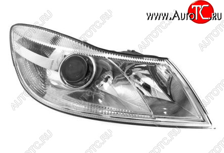 12 249 р. Правая фара (c электрокорректором) DEPO  Skoda Octavia  A5 (2008-2013) лифтбэк рестайлинг  с доставкой в г. Кемерово