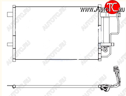 3 799 р. 3 КОНДЕНСАТОР КОНДИЦ BODYPARTS mzx0309-931  с доставкой в г. Кемерово