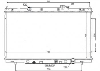 CR-V РАДИАТОР ОХЛАЖДЕН 2 MT BODYPARTS hdcrv02-913