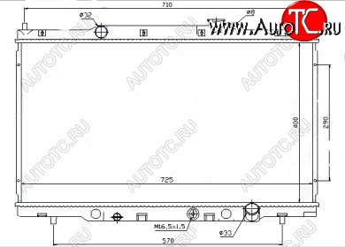 4 299 р. CR-V РАДИАТОР ОХЛАЖДЕН 2 MT BODYPARTS hdcrv02-913  с доставкой в г. Кемерово
