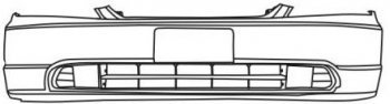 CIVIC БАМПЕР ПЕРЕДН (СЕДАН) (КУПЕ) (Тайвань) ГРУНТ TYG hdcvc00-160x