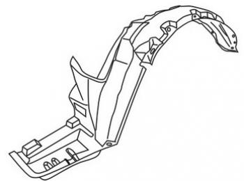 699 р. Левый подкрылок передний TYG  Honda Accord  5 CD (1995-1997) седан рестайлинг  с доставкой в г. Кемерово. Увеличить фотографию 1
