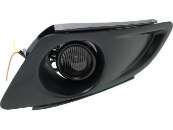 Противотуманная фара левая DEPO Mazda 6 GG седан дорестайлинг (2002-2005) (в сборе с рамкой)