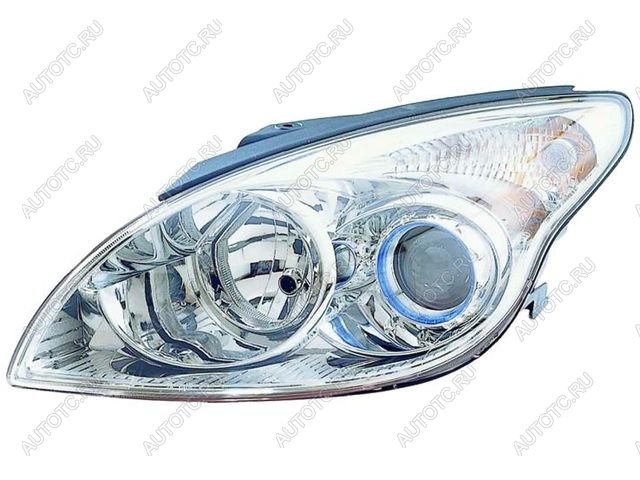 9 549 р. Левая фара (под корректор) DEPO Hyundai I30 FD хэтчбек дорестайлинг (2007-2010)  с доставкой в г. Кемерово