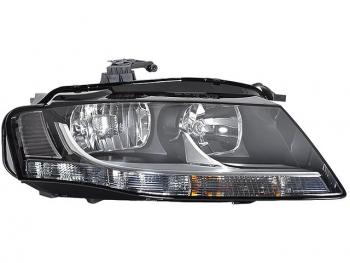 Правая фара (c электрокорректором) DEPO Audi A4  B8 (2007-2011) дорестайлинг, седан