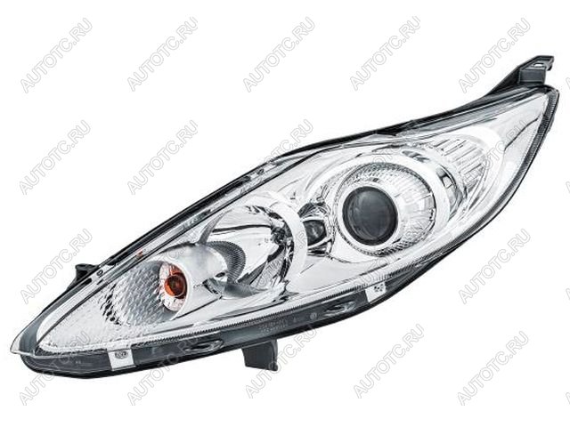 12 999 р. Левая фара (с электрокорректором, линзован) Bodyparts Ford Fiesta 6 хэтчбэк 3 дв. дорестайлинг (2008-2013)  с доставкой в г. Кемерово