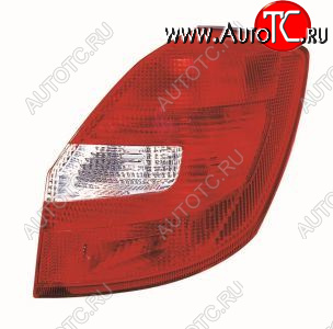0 р. Правый фонарь DEPO Skoda Fabia Mk2 хэтчбэк дорестайлинг (2007-2010)  с доставкой в г. Кемерово