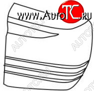 3 999 р. PAJERO {MONTERO} БОКОВИНА БАМПЕРА ЗАДН ЛЕВ (5 дв) (Тайвань) СЕРЕБРИСТ API mbpaj91-670s-l  с доставкой в г. Кемерово