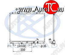 8 399 р. PAJERO SPORT {4D56+USA} РАДИАТОР ОХЛАЖДЕН AT 2.5 2.7 (турбодизель) (KOYO) KOYORAD mbpas97-914  с доставкой в г. Кемерово