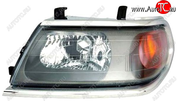 11 249 р. Левая фара (под корректор) BodyParts Mitsubishi Pajero Sport PA дорестайлинг (1996-2004)  с доставкой в г. Кемерово