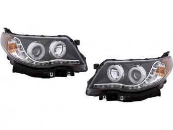 FORESTER ФАРА Л+П (КОМПЛЕКТ) ТЮНИНГ (DEVIL EYES) ЛИНЗОВАН С СВЕТЯЩ ОБОДК (EAGLE EYES) ВНУТРИ ЧЕРН EAGLE EYES sbfor09-001b-n