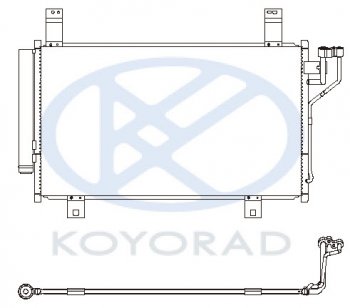 CX5 КОНДЕНСАТОР КОНДИЦ (KOYO) KOYORAD mzcx512-930